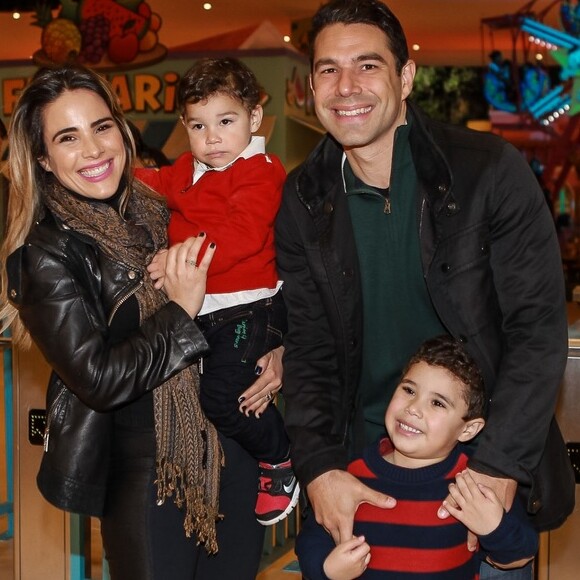 Wanessa Camargo e Marcos Buaiz são pais de José Marcus, de 5 anos, e João Francisco, de 3