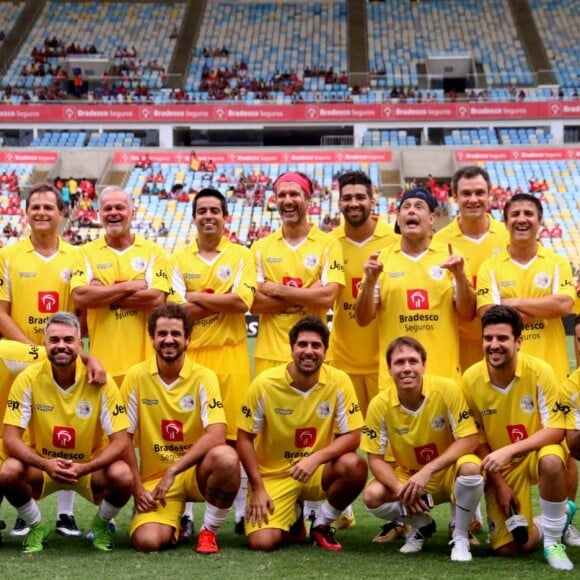 Artistas como Kadu Moliterno, Felipe Andreoli e Sergio Mallandro se reuniram no tradicional 'Jogo das Estrelas'