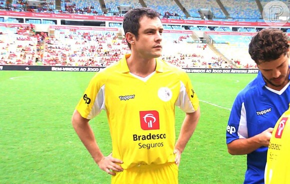 Sergio Guizé também disputou a partida no Maracanã