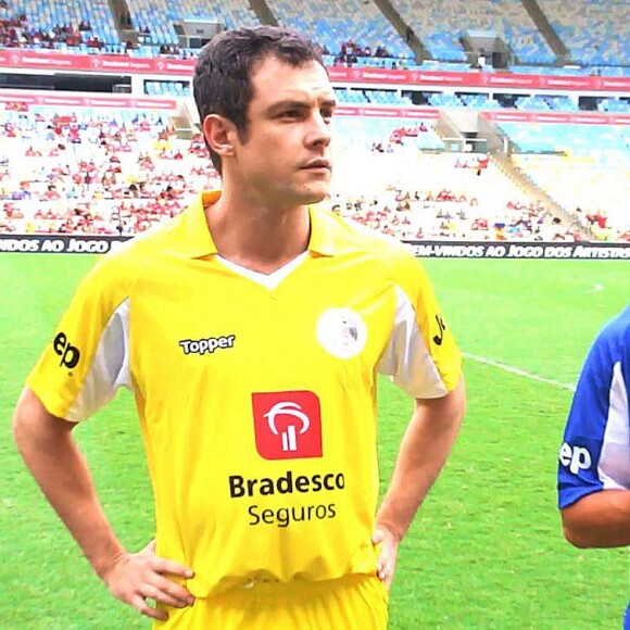 Sergio Guizé também disputou a partida no Maracanã