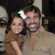 Marcelo Faria passou o Natal com a filha, Felipa, de 6 anos, após terminar o casamento com Camila Lucciola