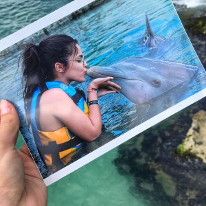 Emilly Araújo visitou Isla Mujeres