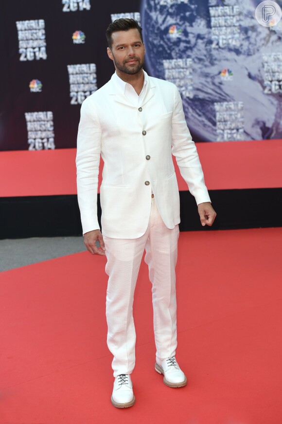Ricky Martin prestigia o World Music Awards 2014