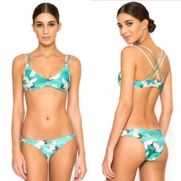 Biquíni Lenny Niemeyer escolhido por Isabelle Santono pode ser comprado no site Brazilian Bikini Shop por R$ 931,47