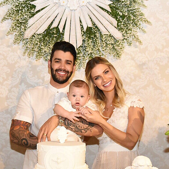 Gusttavo Lima e Andressa Suita são pais do pequeno Gabriel, de 6 meses