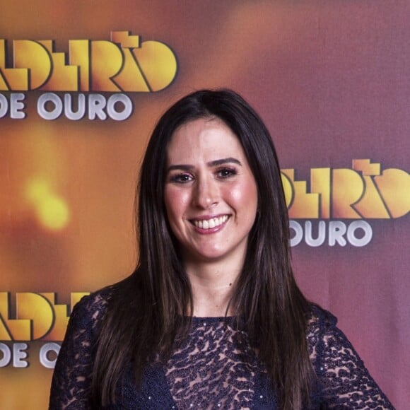 Tatá Werneck foi uma das apresentadora do 'Caldeirão de Ouro' deste sábado