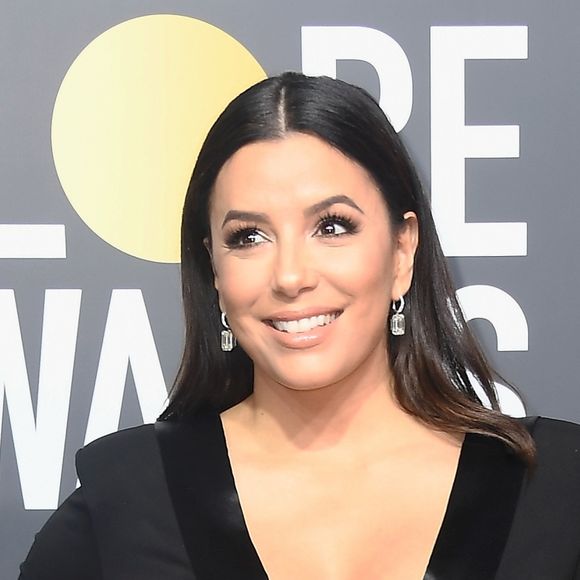 Eva Longoria de Genny na 75ª edição do Globo de Ouro, realizado no hotel The Beverly Hilton, na Califórnia, neste domingo, 7 de janeiro de 2018