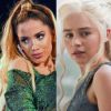 Anitta, loira, ganha apelido de Khaleesi, personagem de 'Game of Thrones' do marido, Thiago Magalhães, como ele contou no Twitter