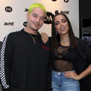 Thiago Magalhães, marido de Anitta, garante não ter ciúmes da cantora com J Balvin: 'Sinto não! Relação deles é de amizade. O cara é muito bacana com ela'