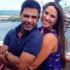 Zezé Di Camargo oficializou o namoro com Graciele Lacerda na quinta-feira, 29 de maio de 2014