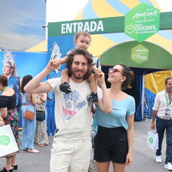 Tainá Müller relatou que o filho, Martin, foi ao circo pela primeira vez no domingo, 14 de janeiro de 2018