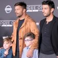 'Meus filhos perguntam sobre terem dois pais e eu respondo que somos uma família moderna', explicou Ricky Martin