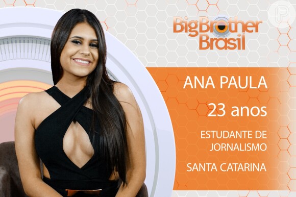 'BBB18': Ana Paula, catarinense de 23 anos é a primeira participante anunciada nesta quinta-feira (18)