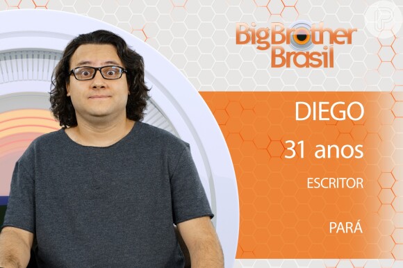 Diego, do 'BBB18', é um dos concorrentes ao prêmio de R$ 1,5 milhão
