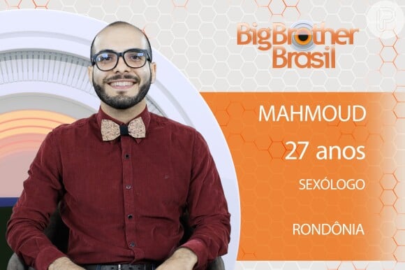 Outro confirmado no programa é o manaura Mahmoud, atualmente morador de Rondônia