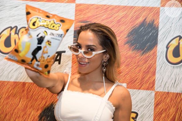 'O Cheetos é um produto para todas as idades, assim como o meu trabalho. Tem hora que as músicas são mais para boates e baladas, outras para rádio e o público adulto como 'Will I See You', iniciou Anitta