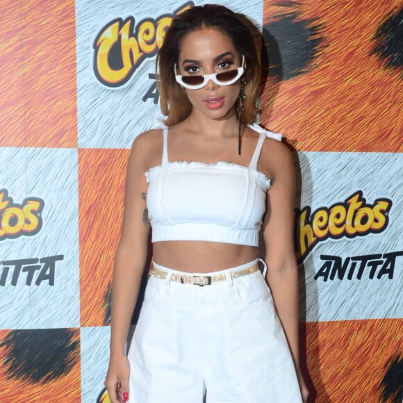 Anitta esteve na sede do Facebook para o lançamento da campanha, em São Paulo, nesta sexta-feira, 17 de janeiro de 2018