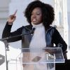 Viola Davis fez um discurso pelas mulheres no protesto realizado em Los Angeles