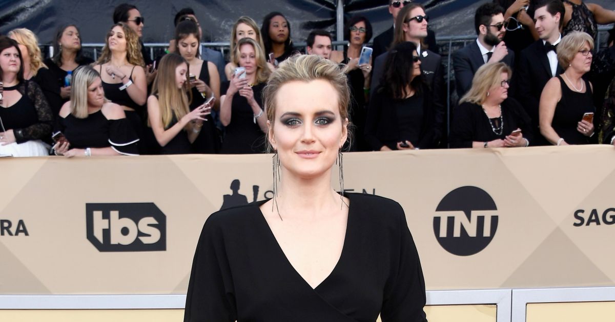 Taylor Schilling na 24ª edição do SAG Awards, realizada no Shrine
