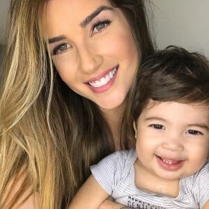 Aline Gotschalg é mãe de Lucca, de 1 ano e 9 meses, fruto do casamento com Fernando Medeiros