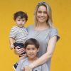 Fernanda Gentil é mãe de Gabriel, de 2 anos, e Lucas, de 9 anos