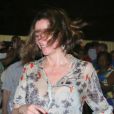 Marisa Orth mostrou samba no pé e gingado durante ensaio da Unidos da Tijuca