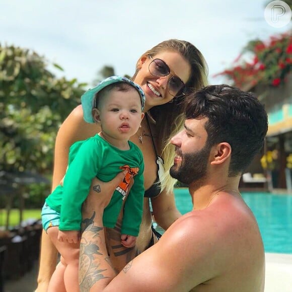 Andressa Suita e Gusttavo Lima serão pais de um menino