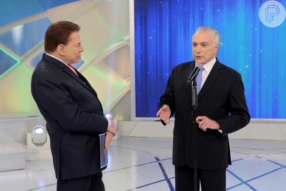 Silvio Santos e Michel Temer conversaram sobre a Reforma da Previdência no programa do dono do SBT
