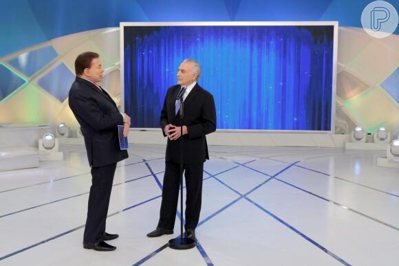 Silvio Santos recebeu Michel Temer em seu programa para falar sobre a Reforma da Previdência