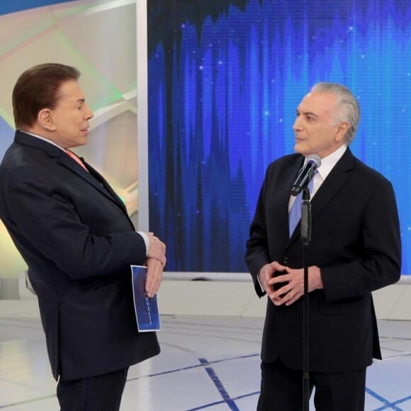 Silvio Santos recebeu Michel Temer em seu programa para falar sobre a Reforma da Previdência