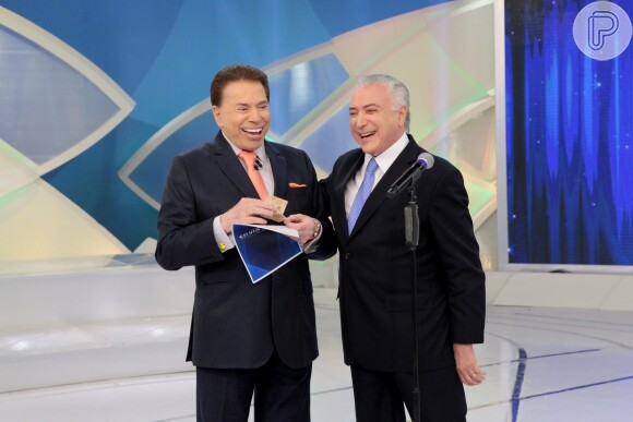 Silvio Santos ganhou R$ 50 de Michel Temer, no programa deste domingo, 28 de janeiro de 2018: 'Vou passar um dinheiro para você!'