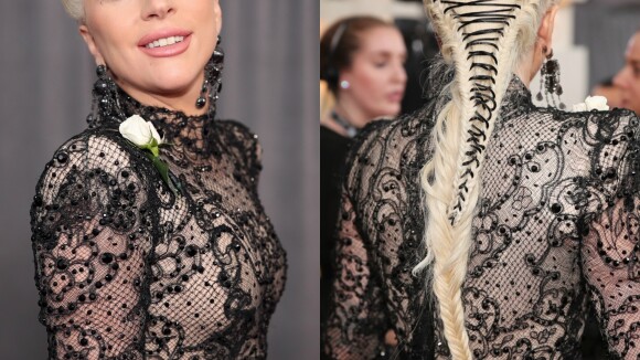 Trança de Lady Gaga no Grammy é inspirada em espartilho: 'Romântico e sedutor'