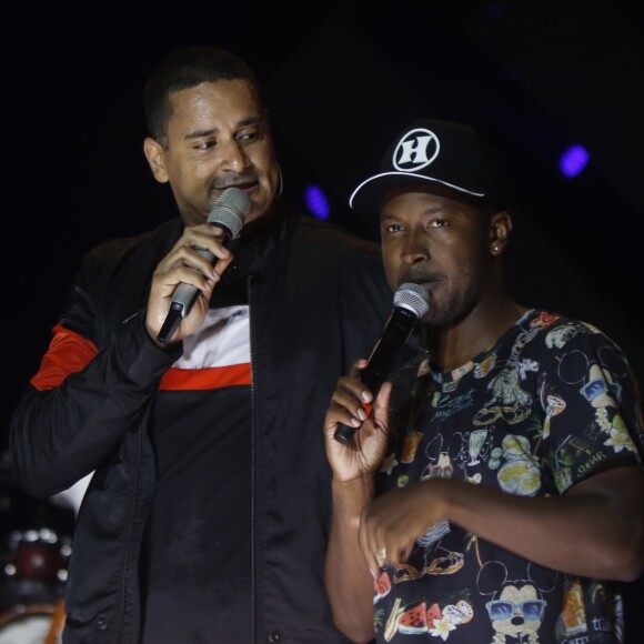 Harmonia do Samba recebe Luan Santana, Thiaguinho e Maiara e Maraisa no festival Maior Segunda Feira do Mundo, em Salvador, Bahia, nesta segunda-feira, 29 de janeiro de 2018