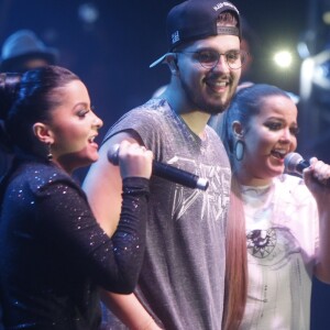 Luan Santana também dividiu palco com Maiara e Maraisa