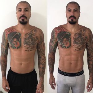Fernando Medeiros 'secou' 2 kg em uma semana e agora está com 90.1 kg