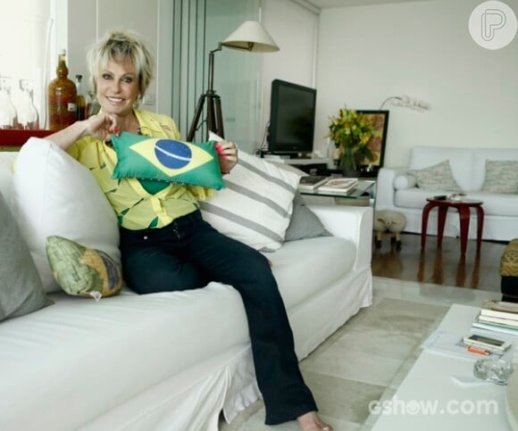Em entrevista ao programas 'Estrelas', em maio, a artista abriu as portas de sua residência em São Conrado, Zona Sul do Rio de Janeiro