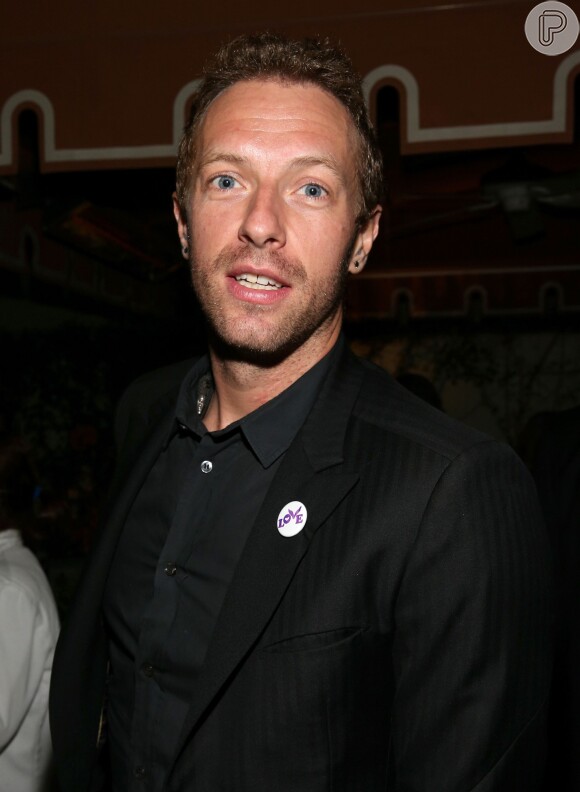Chris Martin é vocalista do Coldplay