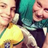 Ivete Sangalo também se mostrou animada o jogo do Brasil, e dividiu o momento com seus fãs no Instagram