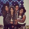Bruna Marquezine fez uma festa supresa com amigos para Stephannie Oliveira, filha de Bebeto, em 23 de junho de 2014