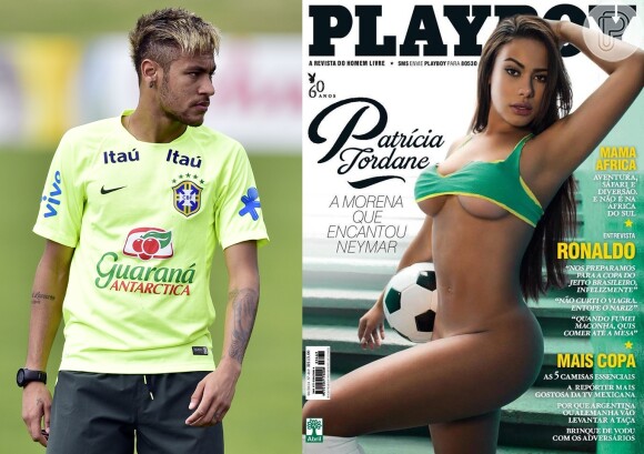 Neymar conseguiu suspender na Justiça a a venda de novos exemplares da revista "Playboy" de junho, que traz Patrícia Jordane na capa