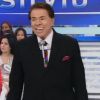 Silvio Santos apresentava o 'Programa Silvio Santos' quando se desequilibrou de um degrau e caiu no palco da atração neste domingo, 29 de junho de 2014
