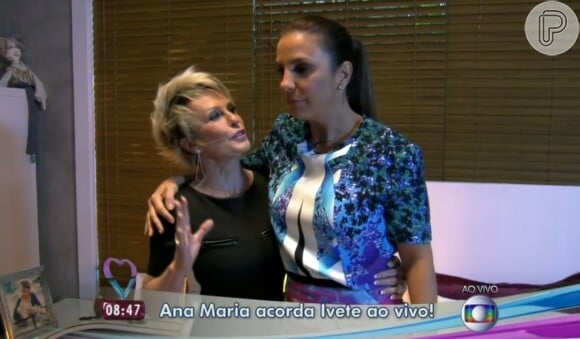 Durante o programa, Ivete disse a Ana Maria Braga que já pensa em ter outro filho