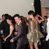 Sophie Charlotte, Daniel de Oliveira e Maria Flor dançam na pista da festa de 'O Rebu'