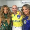 Claudia Leitte cantou na abertura da Copa do Mundo ao lado de Jennifer Lopez e Pittbull