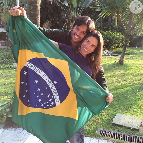 Patricia Abravanel declarou sua paixão pelo Brasil apesar da derrota por goleada