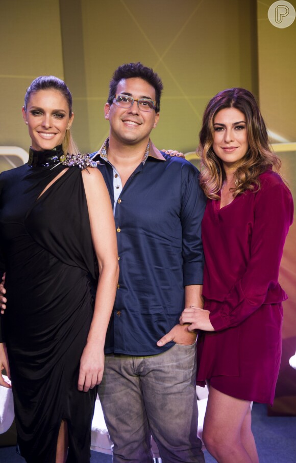 André Marques também apresenta ao lado de Fernanda Lima o programa 'Superstar'. Fernanda Paz Leme faz as vezes de repórter da atração
