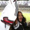 Rihanna comemorou a vitória da Alemanha na Copa do Mundo na tarde deste domingo, 13 de julho de 2014