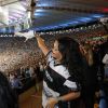 Rihanna comemorou a vitória da Alemanha na Copa do Mundo na tarde deste domingo, 13 de julho de 2014