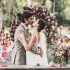 Isis Valverde se casou com modelo André Resende em uma cerimônia realizada a céu aberto no espaço Lago Buriti, em Guaratiba, Zona Oeste do Rio de Janeiro, na tarde deste domingo, 10 de junho de 2018