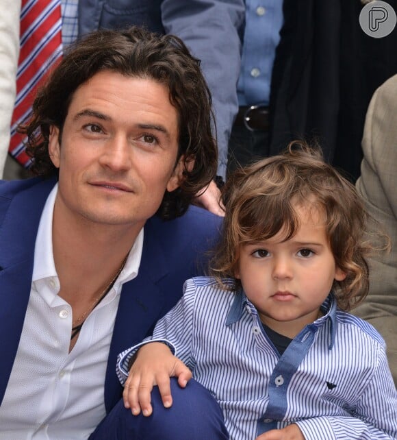 Orlando Bloom é pai de Flynn, de 3 anos, do casamento com Miranda Kerr